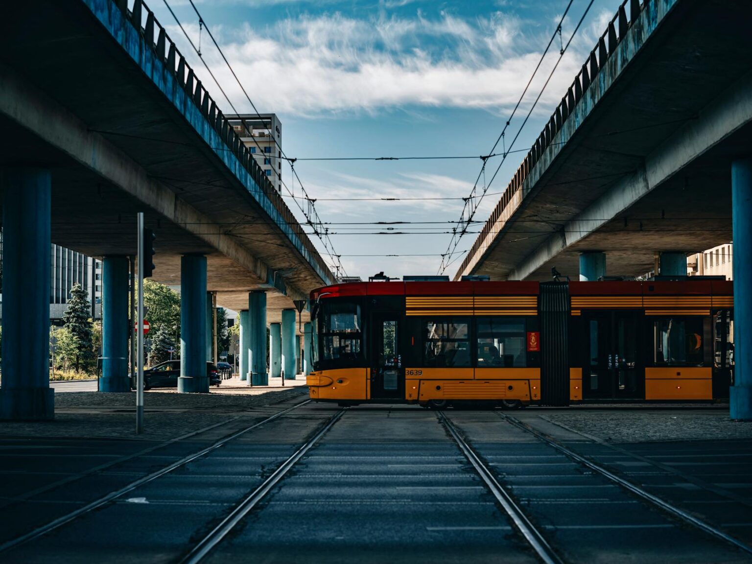 Municipal Bond Defaults Rise as Cities Face Infrastructure Funding Crisis Urban infrastructure showing roads, bridges and utility systems requiring maintenance and investment