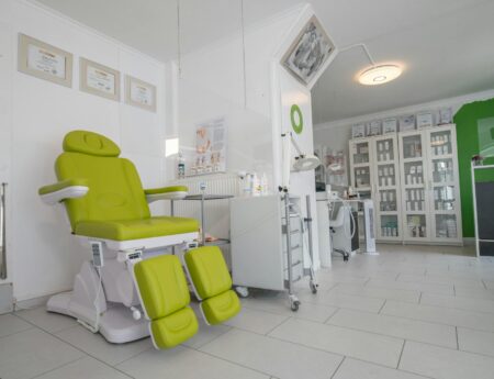 Grocery Store Chains Expand In-Store Medical Clinics Nationwide Modern medical clinic waiting area with comfortable seating and clean, professional environment