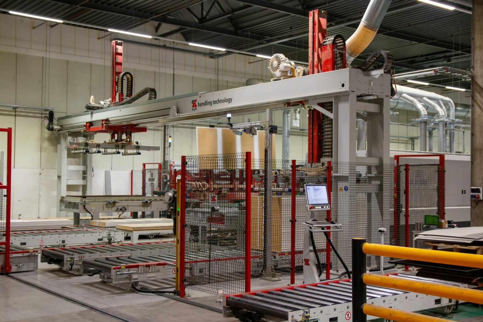 Supply Chain Bottlenecks Drive Warehouse Automation Investment Surge Automated robots working in modern warehouse facility with organized inventory shelves