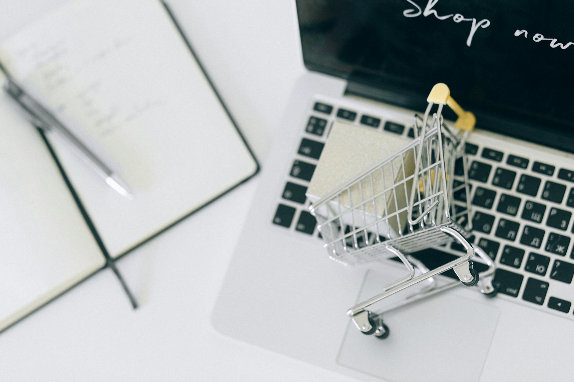 Person using mobile phone for shopping with digital payment interface