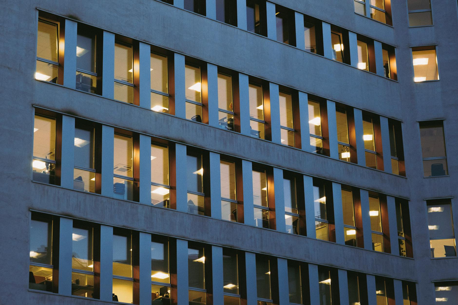 Modern corporate office building representing institutional financial firms