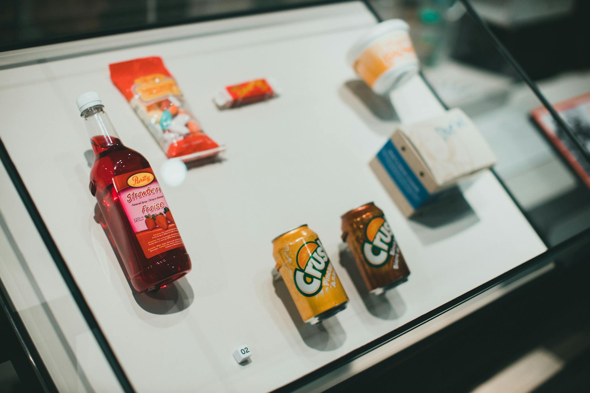 Organized product display shelves in a contemporary retail setting with good lighting