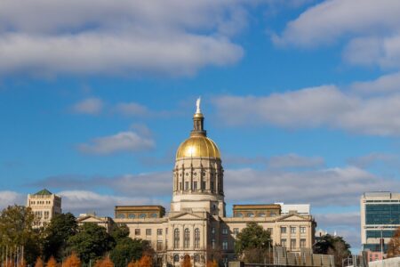 Corporate Relocation Incentives Dry Up as State Budgets Tighten State capitol building exterior representing government budget decisions and economic policy